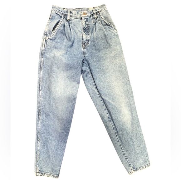 Light Blue Vintage Bill Blass High-Waisted Jeans - Picture 1 of 4